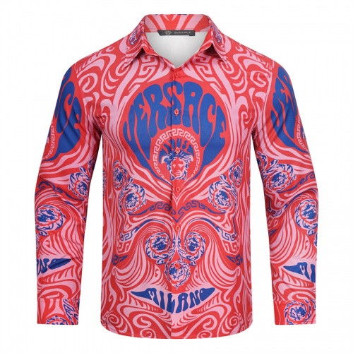 Versace Shirts Long Sleeved For Men #996048
