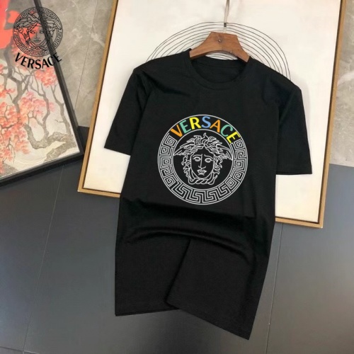 Versace T-Shirts Short Sleeved For Unisex #996155 $25.00 USD, Wholesale Replica Versace T-Shirts