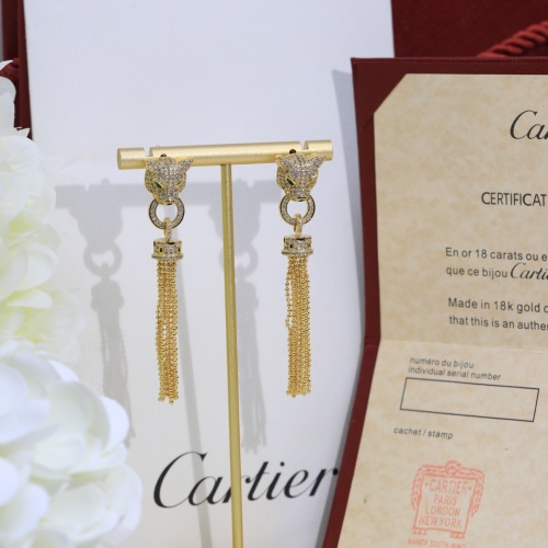 Replica Cartier Earrings For Women #996364 $48.00 USD for Wholesale