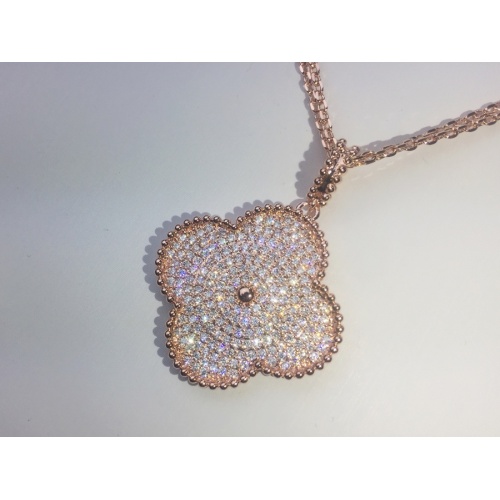 Replica Van Cleef & Arpels Necklaces For Women #996453 $32.00 USD for Wholesale