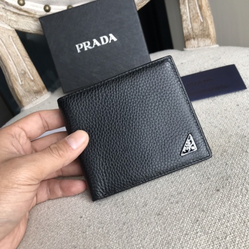 Replica Prada AAA Man Wallets #996629 $68.00 USD for Wholesale