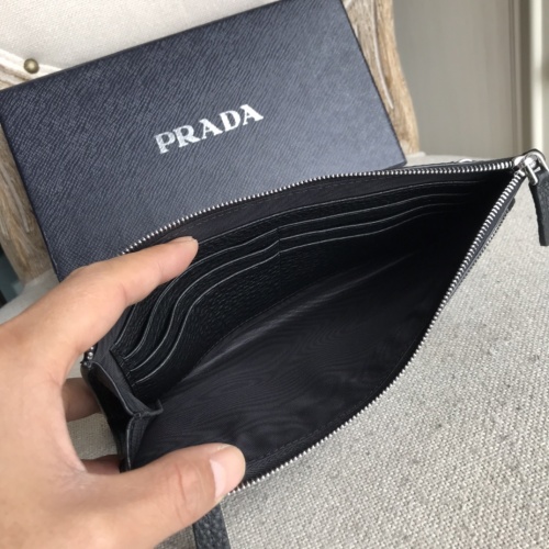 Replica Prada AAA Man Wallets #996630 $92.00 USD for Wholesale