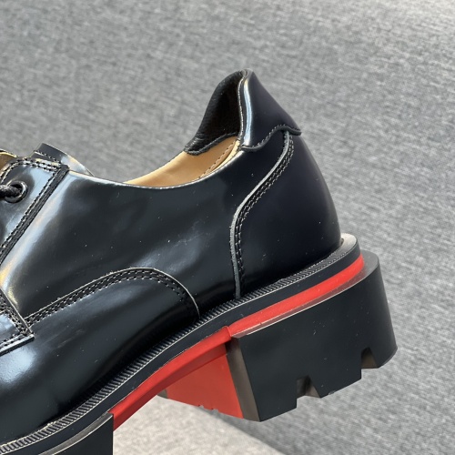 Replica Christian Louboutin Leather Shoes For Men #996730 $115.00 USD for Wholesale