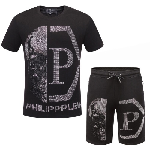 Philipp Plein PP Tracksuits Short Sleeved For Men #996841 $56.00 USD, Wholesale Replica Philipp Plein PP Tracksuits