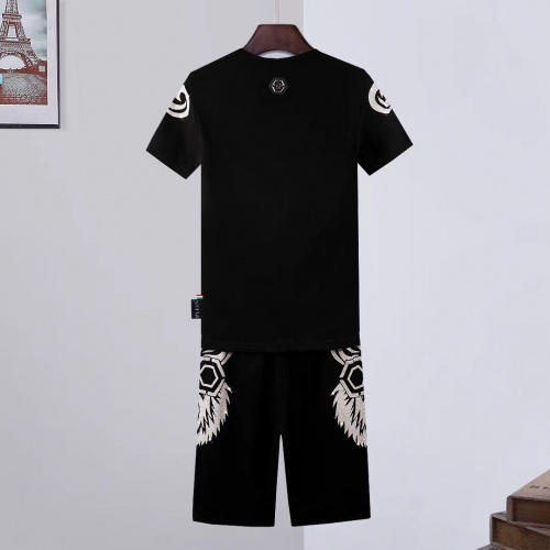 Replica Philipp Plein PP Tracksuits Short Sleeved For Men #996845 $56.00 USD for Wholesale