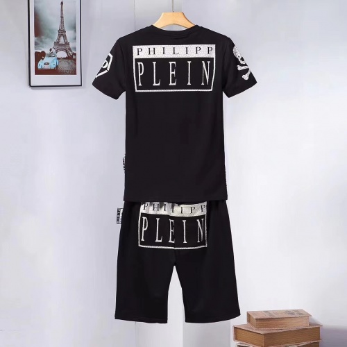 Replica Philipp Plein PP Tracksuits Short Sleeved For Men #996848 $56.00 USD for Wholesale