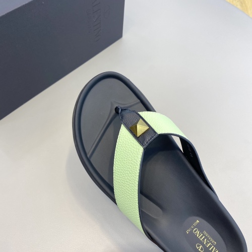 Replica Valentino Slippers For Men #996862 $64.00 USD for Wholesale