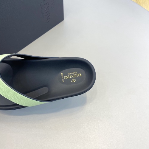 Replica Valentino Slippers For Men #996862 $64.00 USD for Wholesale