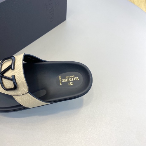 Replica Valentino Slippers For Men #996877 $64.00 USD for Wholesale