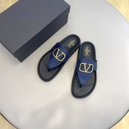 Replica Valentino Slippers For Men #996881 $64.00 USD for Wholesale
