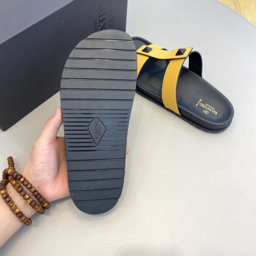 Replica Valentino Slippers For Men #996885 $64.00 USD for Wholesale
