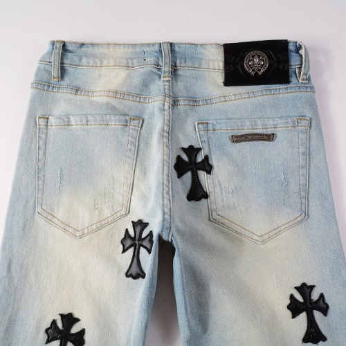 Replica Chrome Hearts Jeans For Men #997276 $60.00 USD for Wholesale