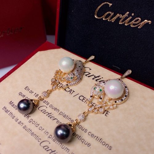 Replica Cartier Earrings For Women #997622 $40.00 USD for Wholesale