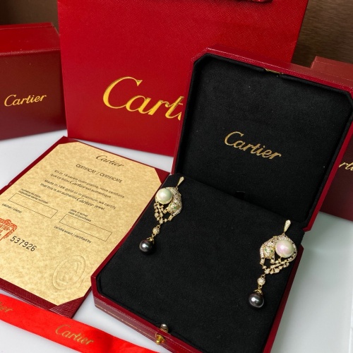 Replica Cartier Earrings For Women #997622 $40.00 USD for Wholesale