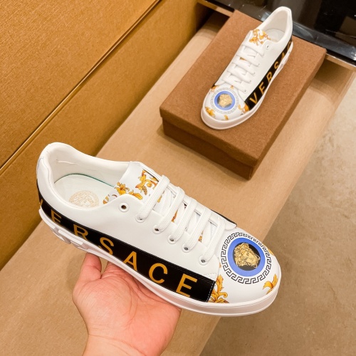 Replica Versace Casual Shoes For Men #997685 $76.00 USD for Wholesale