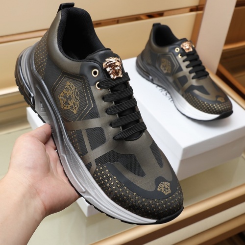 Replica Versace Casual Shoes For Men #997749 $88.00 USD for Wholesale
