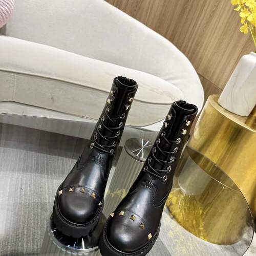 Replica Valentino Boots For Women #997876 $102.00 USD for Wholesale