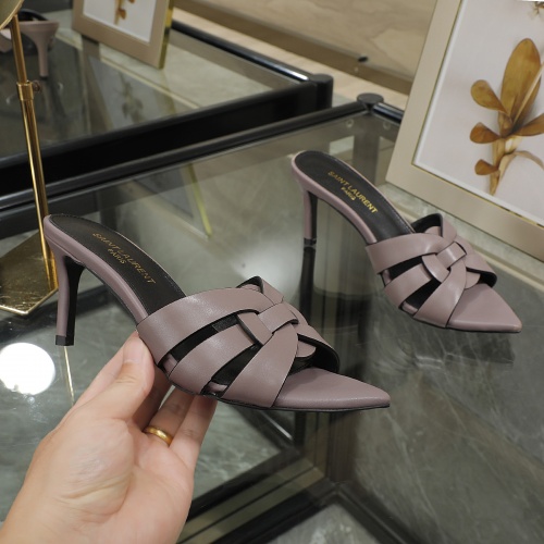 Replica Yves Saint Laurent YSL Slippers For Women #997905 $82.00 USD for Wholesale