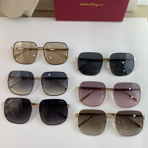 Replica Salvatore Ferragamo AAA Quality Sunglasses #997983 $56.00 USD for Wholesale