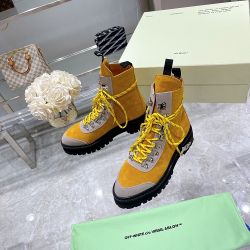 Off-White Boots For Women #998030 $132.00 USD, Wholesale Replica Off-White Boots