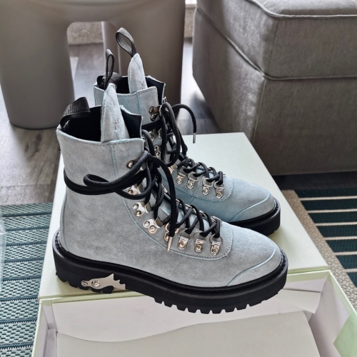 Off-White Boots For Women #998032 $132.00 USD, Wholesale Replica Off-White Boots