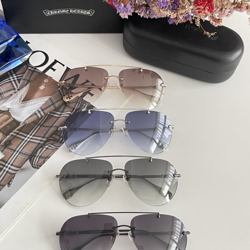 Replica Chrome Hearts AAA Quality Sunglasses #998124 $56.00 USD for Wholesale