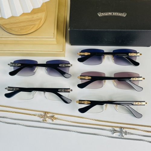 Replica Chrome Hearts AAA Quality Sunglasses #998129 $76.00 USD for Wholesale