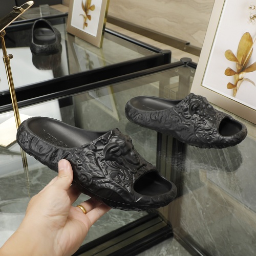 Replica Versace Slippers For Men #998166 $48.00 USD for Wholesale