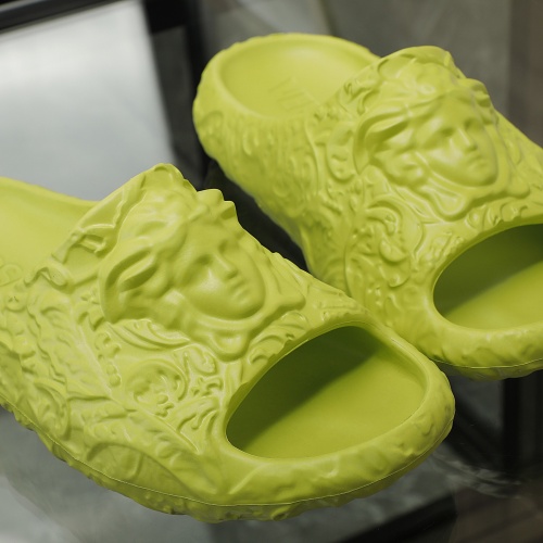 Replica Versace Slippers For Women #998167 $48.00 USD for Wholesale