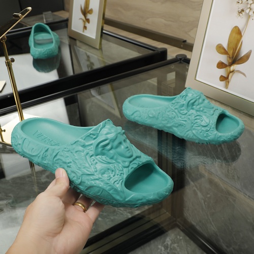 Replica Versace Slippers For Women #998174 $48.00 USD for Wholesale