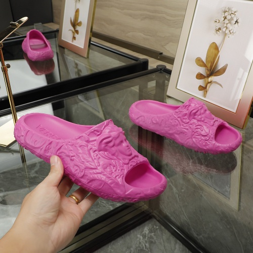 Replica Versace Slippers For Women #998178 $48.00 USD for Wholesale