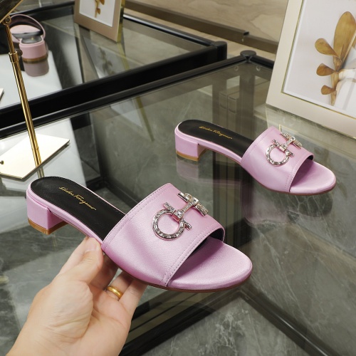 Replica Salvatore Ferragamo Slippers For Women #998245 $82.00 USD for Wholesale