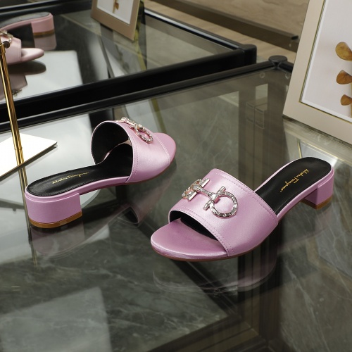 Replica Salvatore Ferragamo Slippers For Women #998245 $82.00 USD for Wholesale