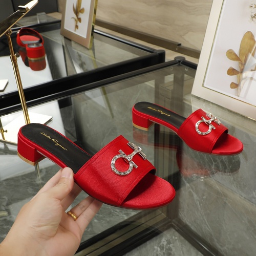Replica Salvatore Ferragamo Slippers For Women #998247 $82.00 USD for Wholesale