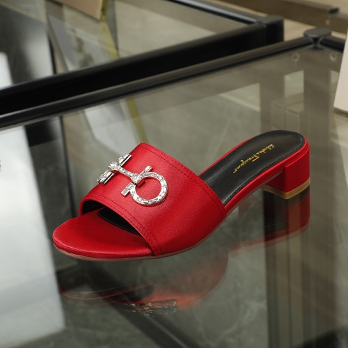 Replica Salvatore Ferragamo Slippers For Women #998247 $82.00 USD for Wholesale