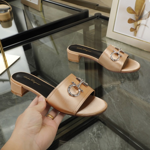Replica Salvatore Ferragamo Slippers For Women #998250 $82.00 USD for Wholesale