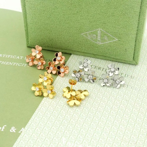 Replica Van Cleef & Arpels Earrings For Women #998288 $32.00 USD for Wholesale