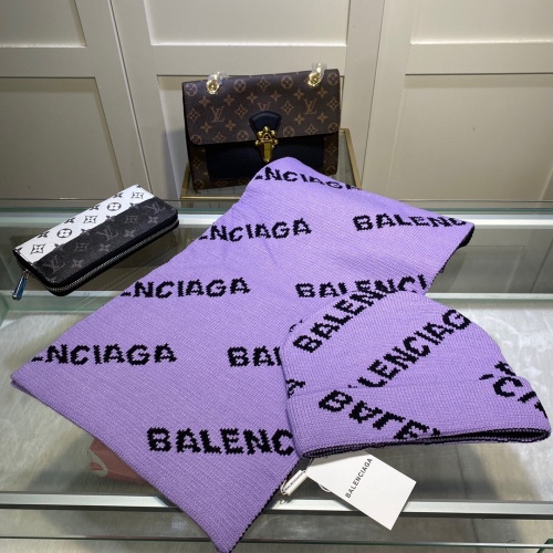 Replica Balenciaga Woolen Hat & Scarf #998417 $52.00 USD for Wholesale