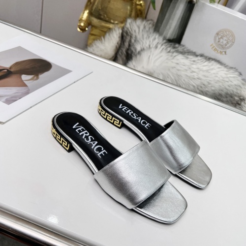 Replica Versace Slippers For Women #998527 $64.00 USD for Wholesale