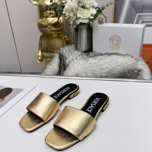 Versace Slippers For Women #998528 $64.00 USD, Wholesale Replica Versace Slippers