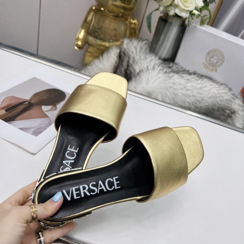 Replica Versace Slippers For Women #998528 $64.00 USD for Wholesale