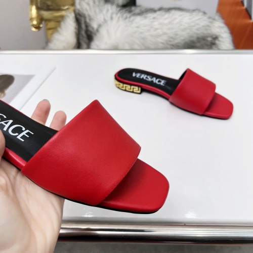Replica Versace Slippers For Women #998529 $64.00 USD for Wholesale