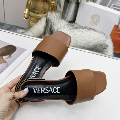 Replica Versace Slippers For Women #998530 $64.00 USD for Wholesale