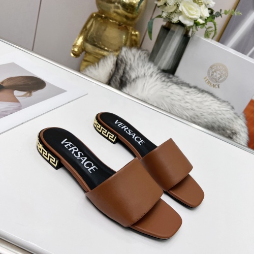 Replica Versace Slippers For Women #998530 $64.00 USD for Wholesale