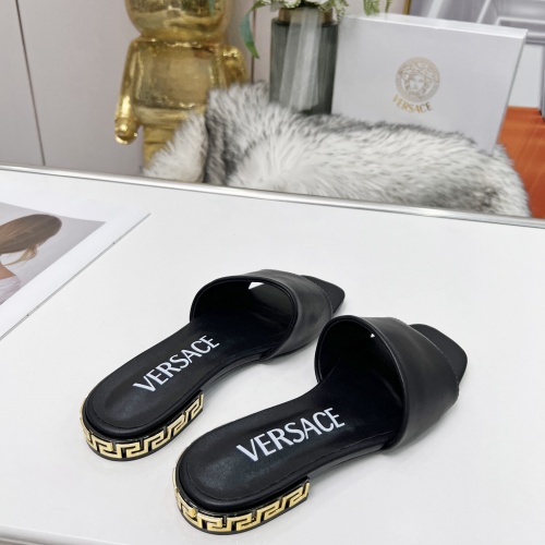 Replica Versace Slippers For Women #998531 $64.00 USD for Wholesale