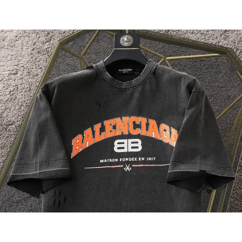 Replica Balenciaga T-Shirts Short Sleeved For Unisex #998568 $45.00 USD for Wholesale