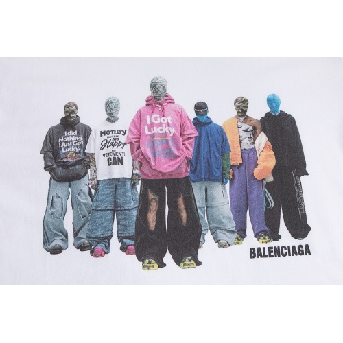 Replica Balenciaga T-Shirts Short Sleeved For Unisex #998584 $42.00 USD for Wholesale