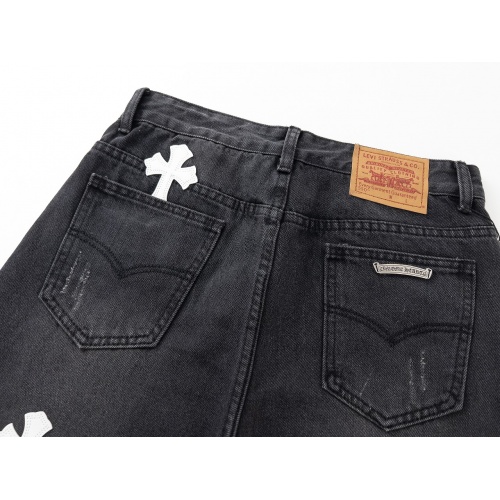 Replica Chrome Hearts Jeans For Men #998649 $42.00 USD for Wholesale