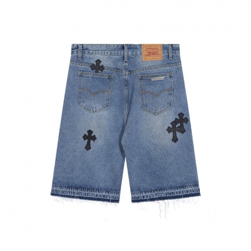 Replica Chrome Hearts Jeans For Men #998651 $42.00 USD for Wholesale
