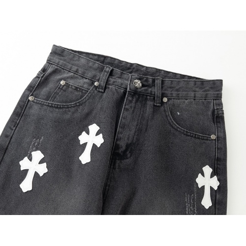Replica Chrome Hearts Jeans For Men #998653 $48.00 USD for Wholesale